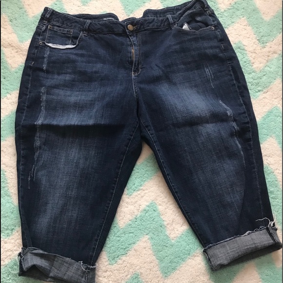 boyfriend capris plus size